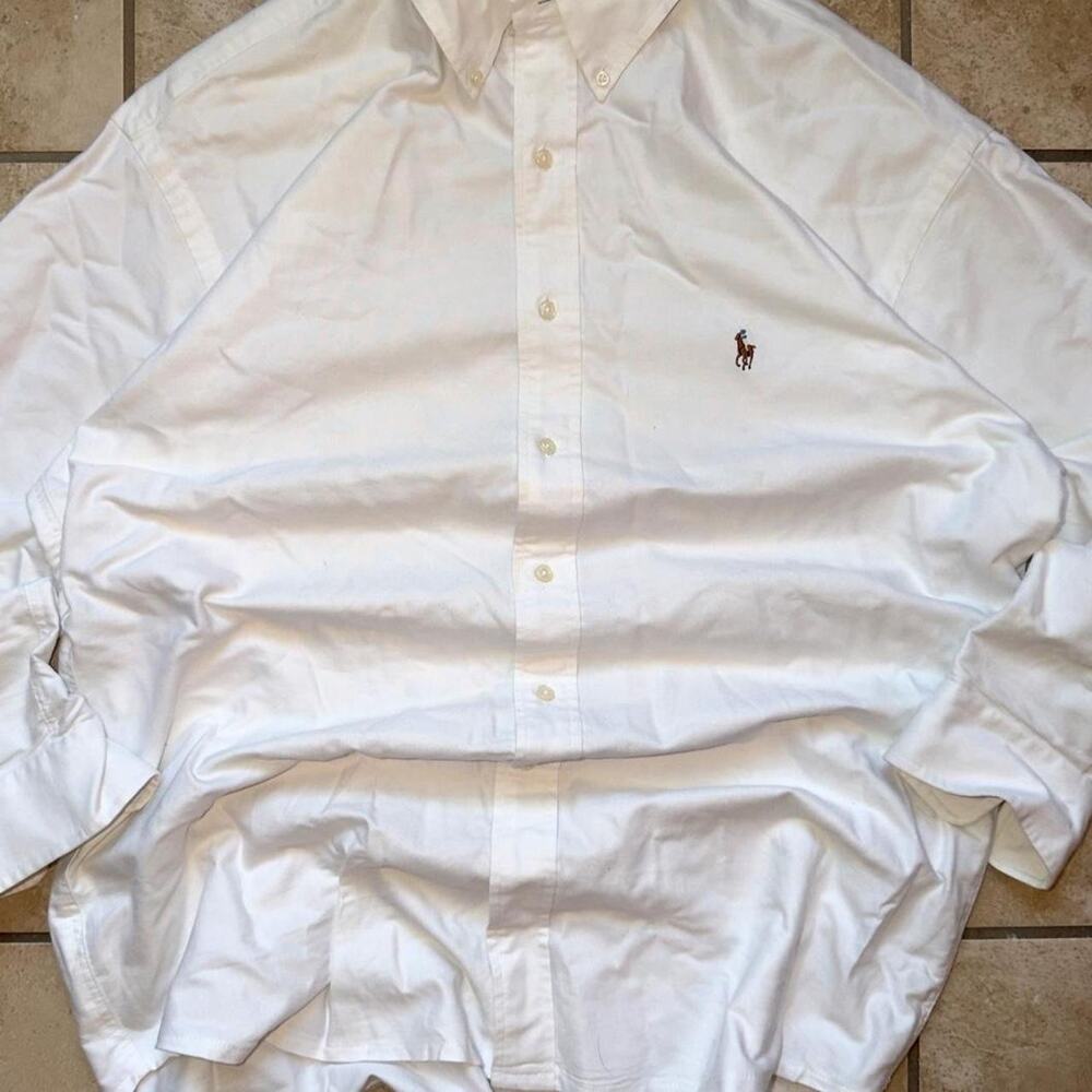Ralph Lauren Long Sleeve Dress Shirt - Size XL (17 1/2 34)